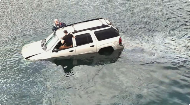 'Live on GMA:' How to escape from a car sinking in water